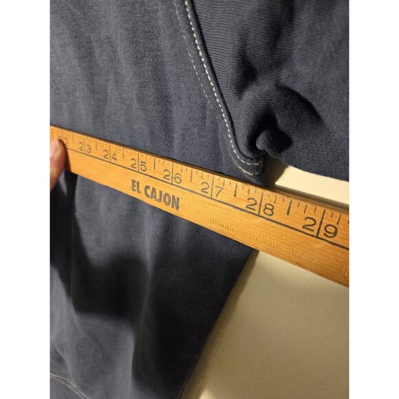 Nike Fleece Crew Sweatshirt in Thunder Blue & White Mens *Measures XL Relaxed - Picture 6 of 10